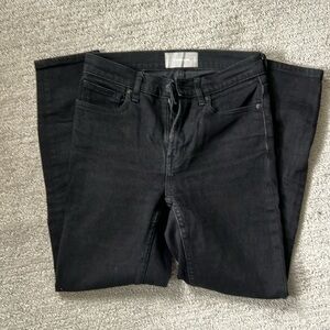 Everlane Black High Waisted Jeans Size 25 Ankle